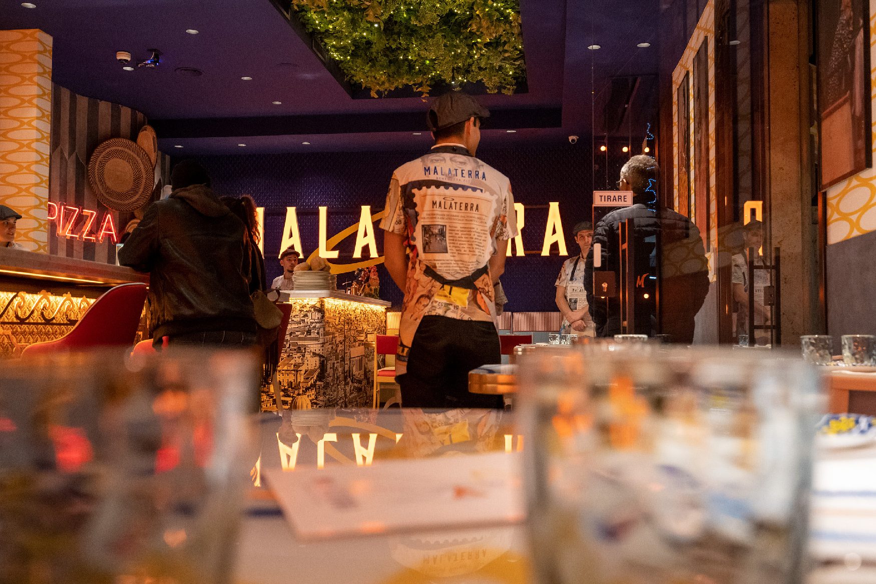 Staff behind the counter