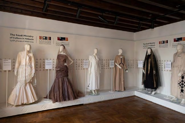Saudi Fashion Exhibition: gallery of dresses